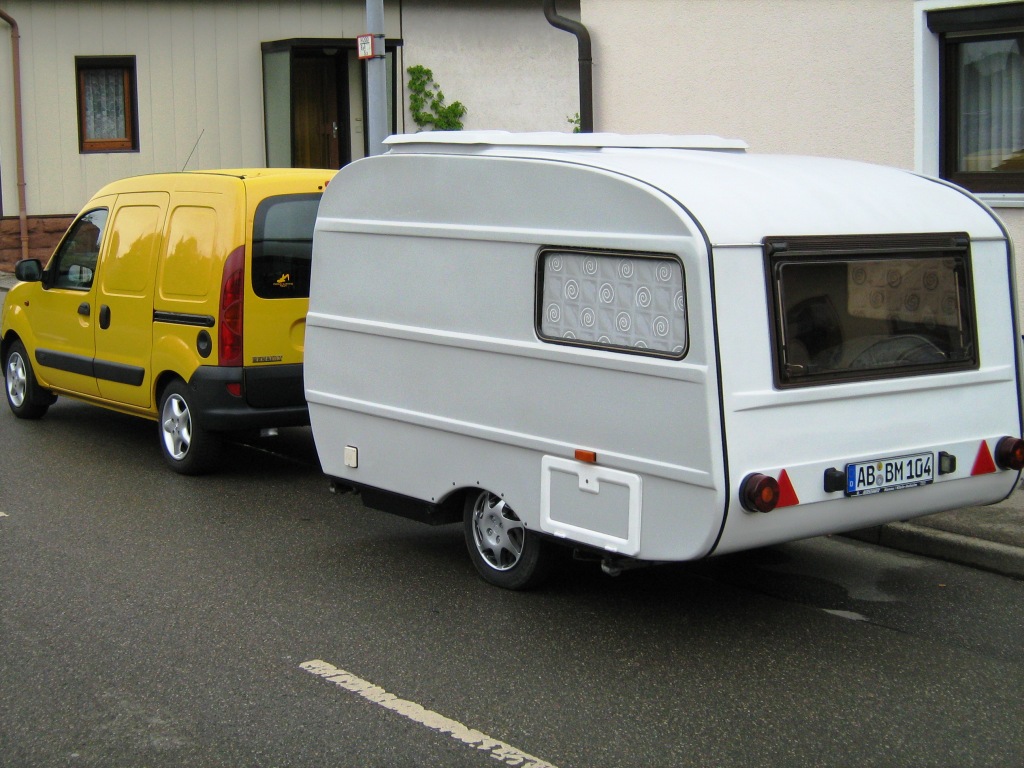 Mein Kangoo mit dem kleinen QEK Junior