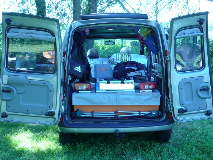 Camping Light mit wenig Ausrüstung